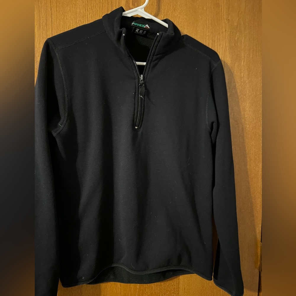 Avalanche Men's 1/4 Zip Fleece Pullover Jacket 19” P2P And 23” Length S-M